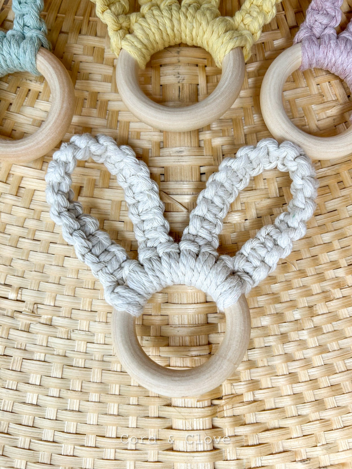 Macrame Easter Napkin Rings