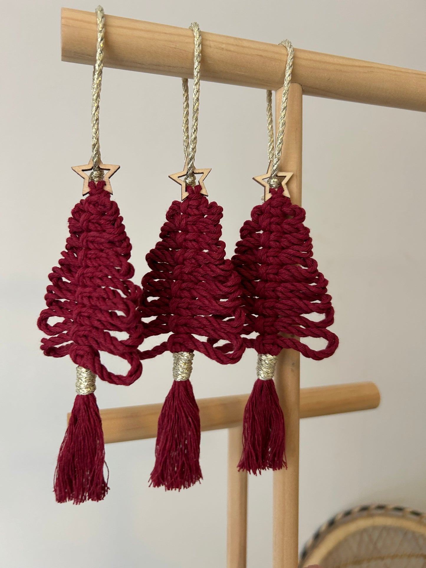 Macrame Christmas Tree Ornament