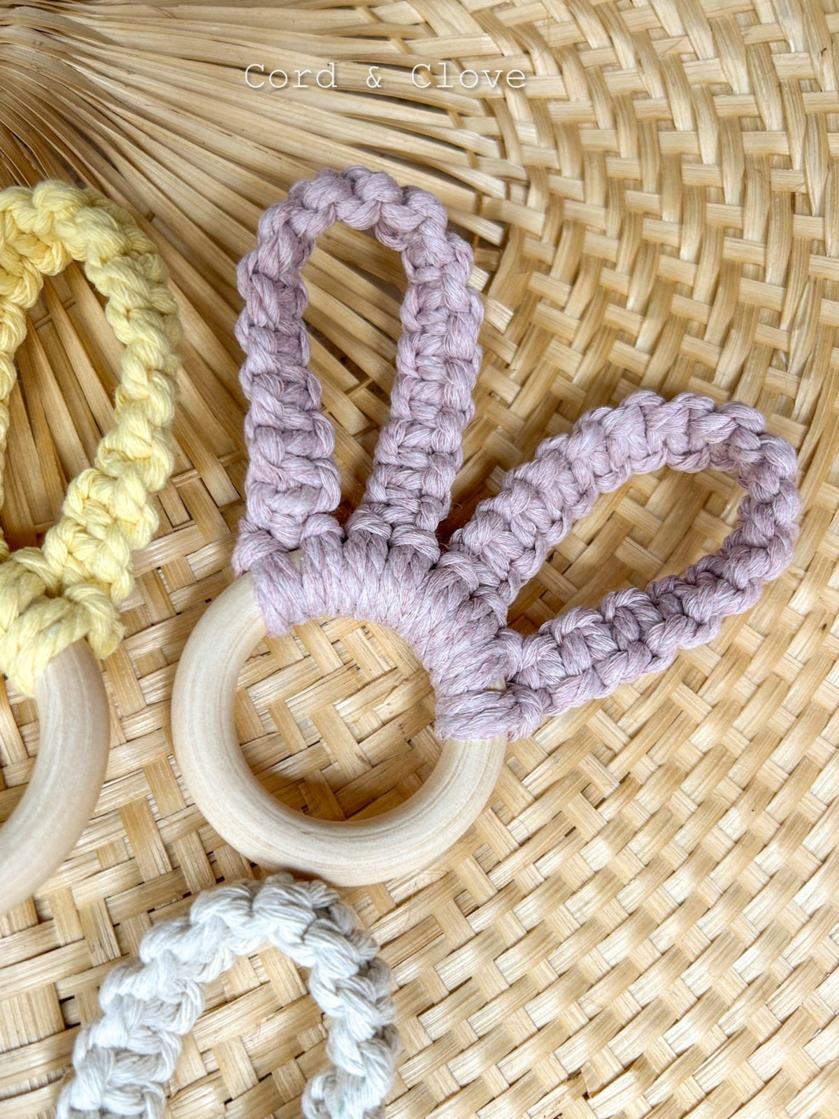 Macrame Easter Napkin Rings