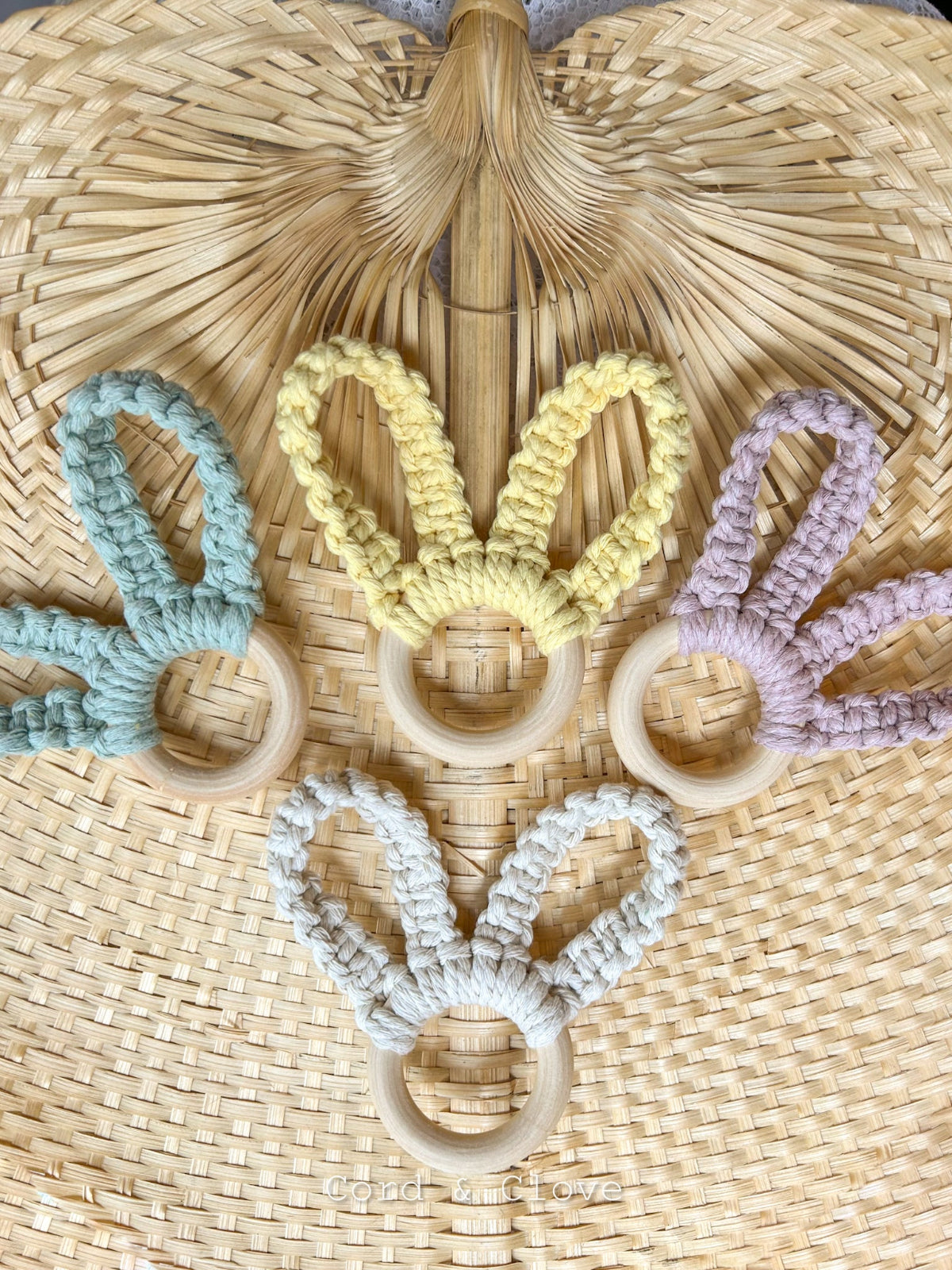 Macrame Easter Napkin Rings