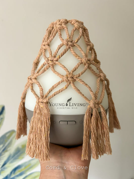 Macrame Diffuser Cosy for Young Living Diffusers