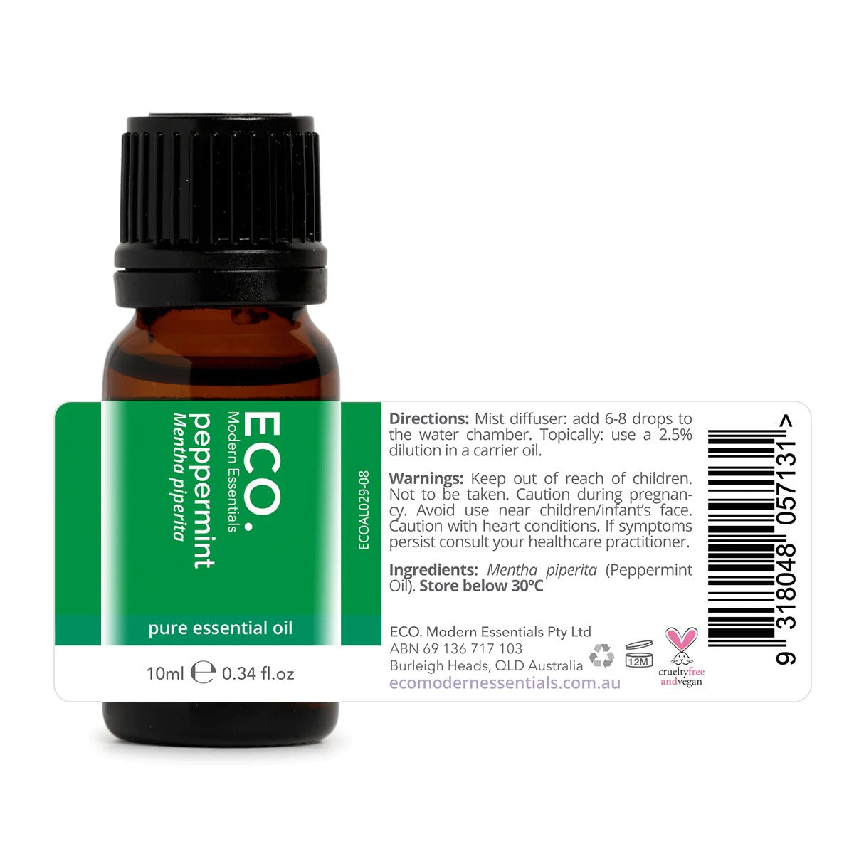 Essential Oil Diffuser Gift Set - Peppermint