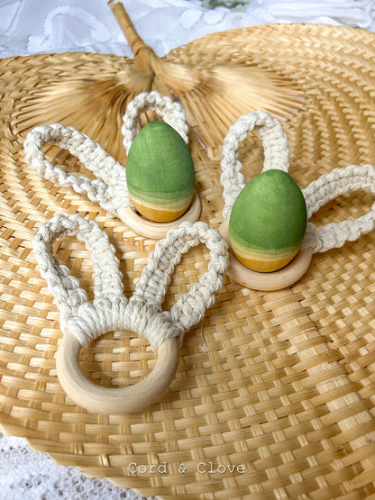Macrame Easter Napkin Rings