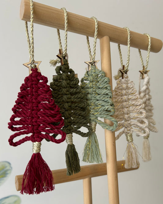Macrame Christmas Tree Ornament