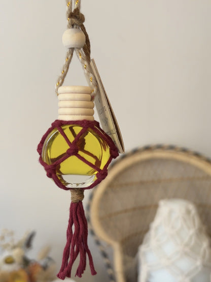 Candy Cane Essential Oil Car Diffuser