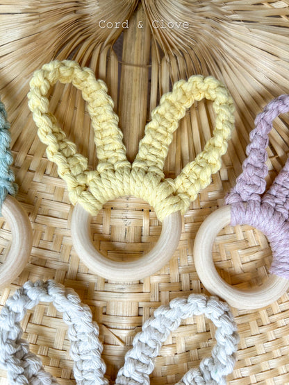 Macrame Easter Napkin Rings