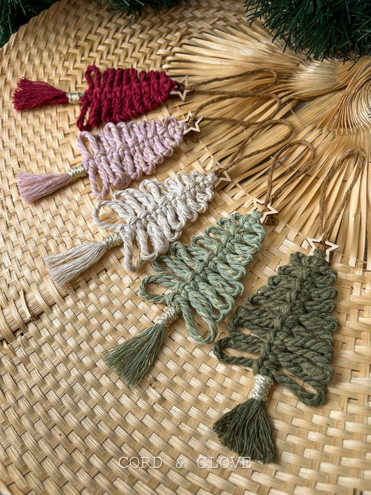 Macrame Christmas Tree Ornament