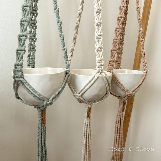 WILLOW Macrame Indoor Plant Hanger