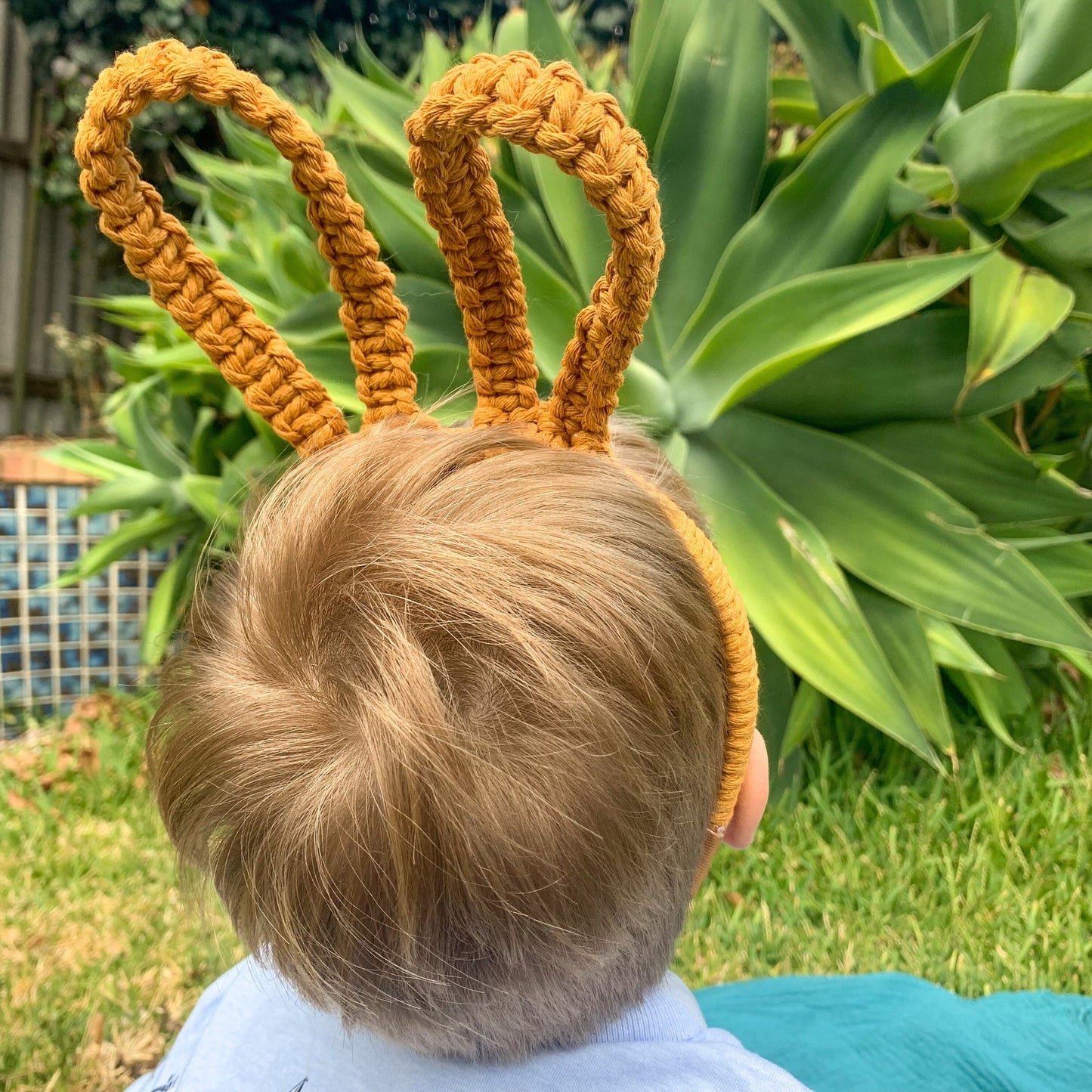 Macrame Easter Bilby / Bunny Ear Headband