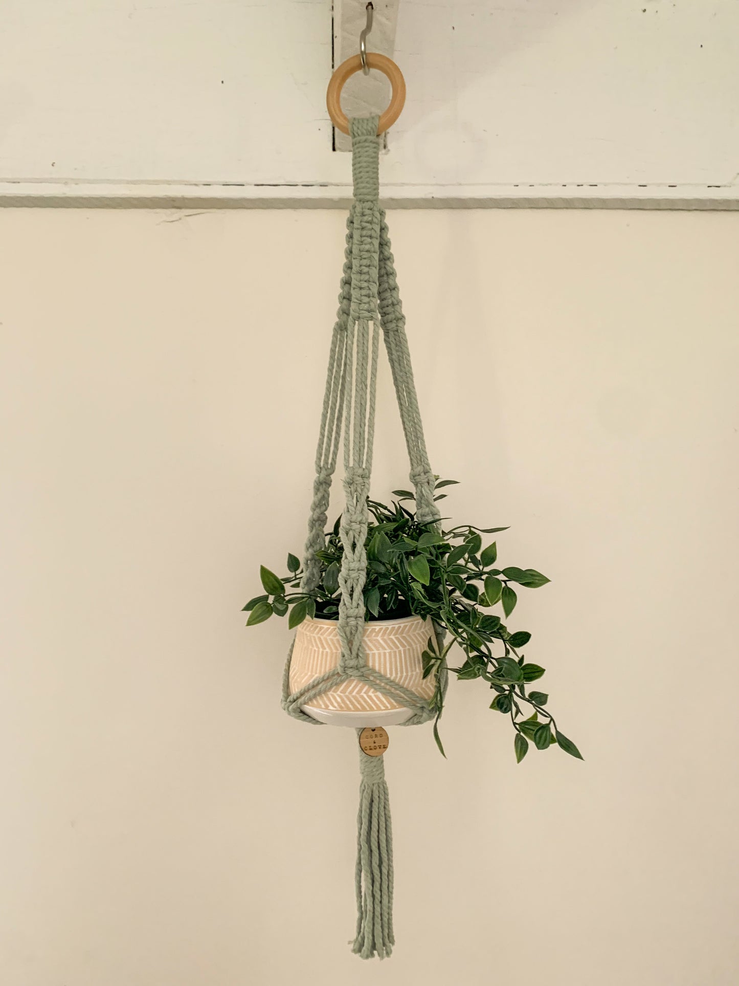 WILLOW Macrame Indoor Plant Hanger (small)